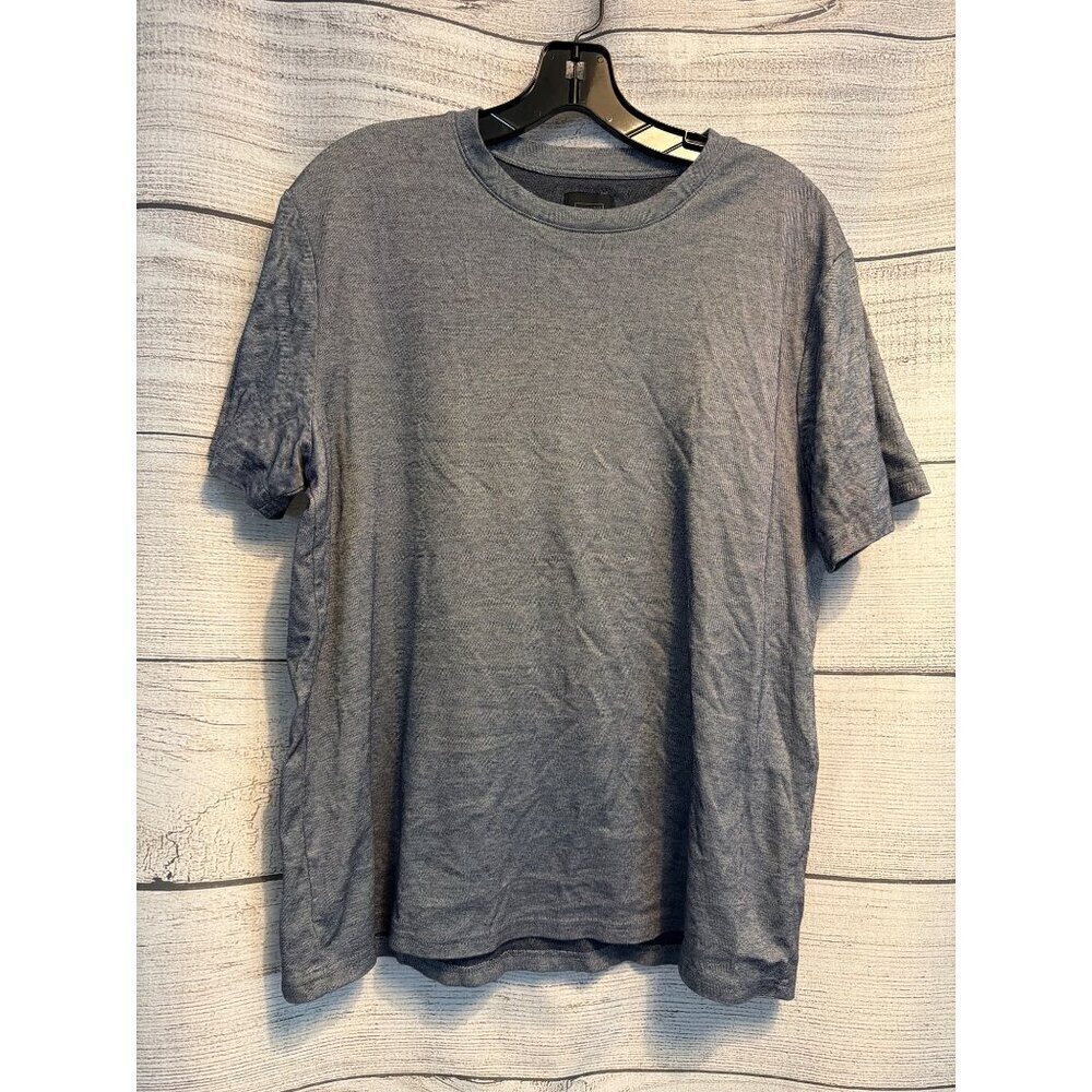 14th & Union Mens Gray Crewneck T-Shirt Size L